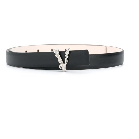 Versace Virtus Leather Belt (AUTHENTIC WITH TAGS)